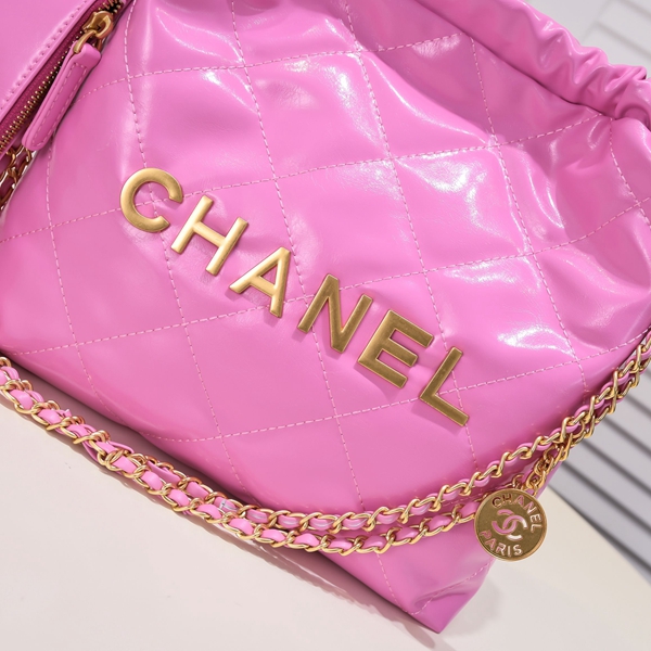 シャネルバッグ素材ディテール